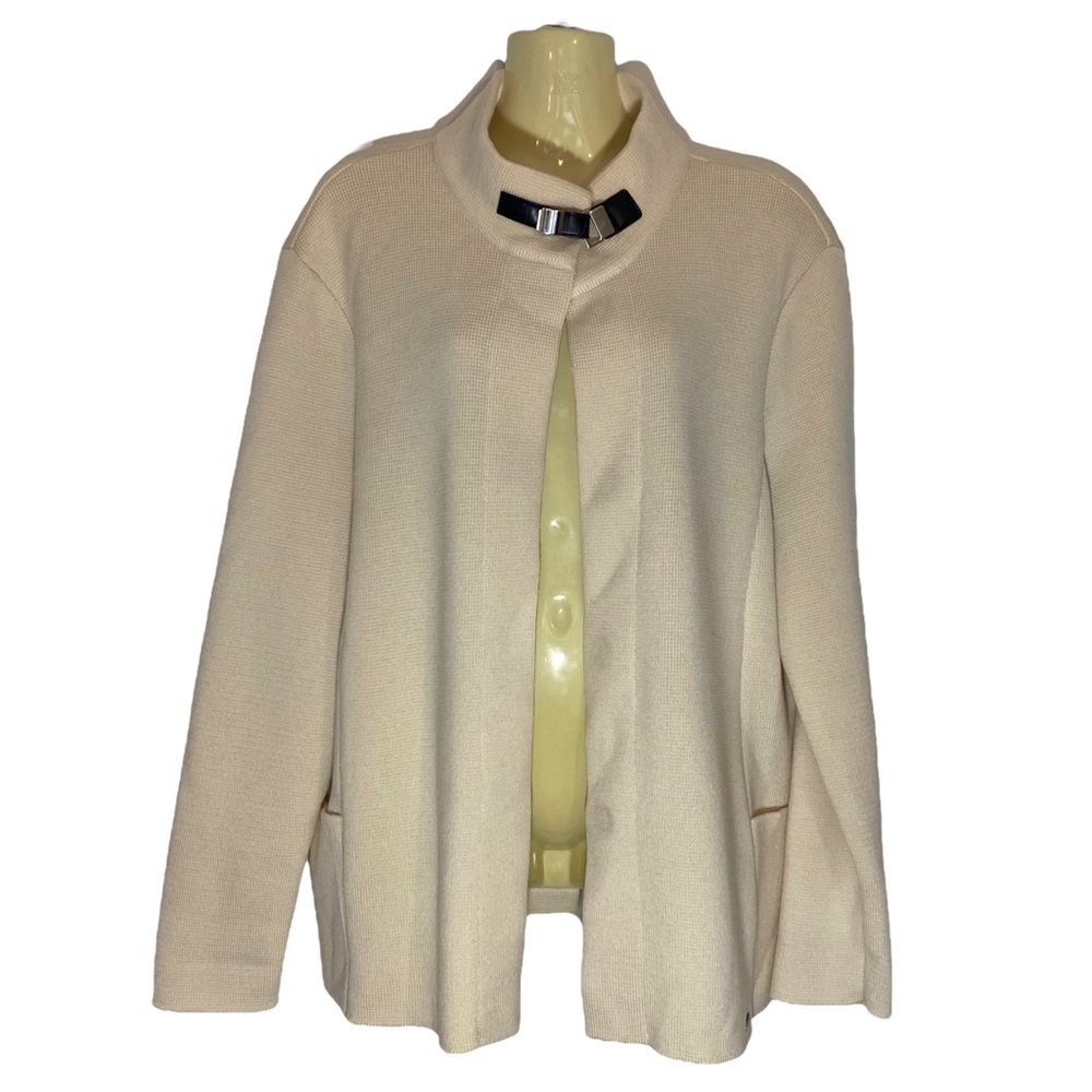 Luxurious Saint James Cream Cardigan Size Large